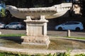 Fountain of the Navicella in Rome, Italy